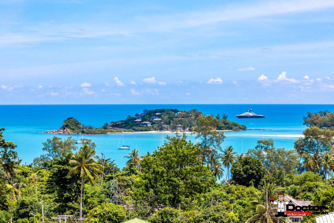 3 Bedroom Semi-Detached Pool Villa with Sea View  in Choeng Mon, Koh Samui – For Sale